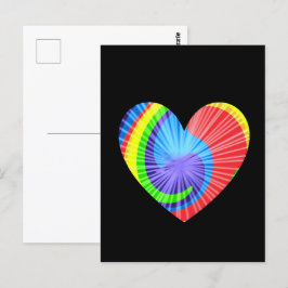 Färgämnen Dye Heart Vykort