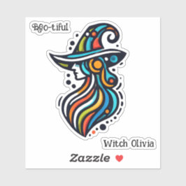 Färgämnen, Elegant, Abstrakt, Halloween Klistermärken