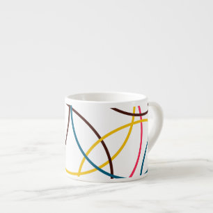 Färgämnen, enkel modern coola, trendig i städerna espressomugg