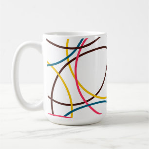 Färgämnen, enkel modern coola, trendig i städerna kaffemugg