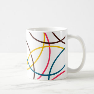 Färgämnen, enkel modern coola, trendig i städerna kaffemugg