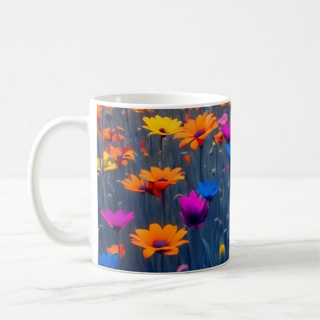 Färgämnen Fält i blommor Kaffemugg (Vänster)