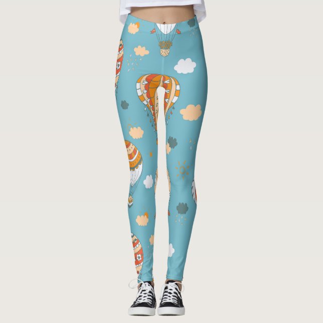 Färgämnen Festive Mönster Design Leggings (Framsida)