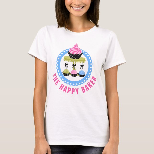 Färgämnen för baker Cakepops och cupkaka T Shirt (Framsida)