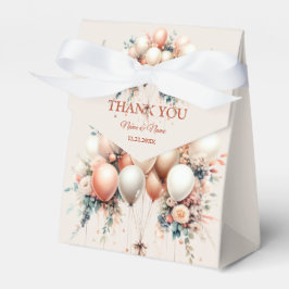 Färgämnen för Blommigt av vit persika- i Party Presentaskar