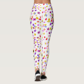 Färgämnen för Blommigt Leggings