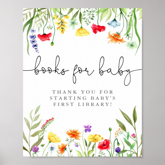 Färgämnen för bokar för baby poster (Framsidan)