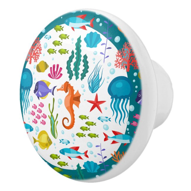 Färgämnen för djur och växter i Nautiska havet Mön Knopp (Höger)