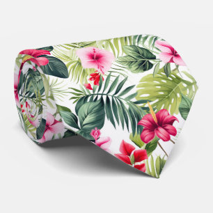 Färgämnen för exotiska blommor design, hals Tie Slips