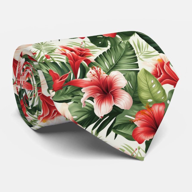 Färgämnen för exotiska blommor design, hals Tie Slips (Rullad)