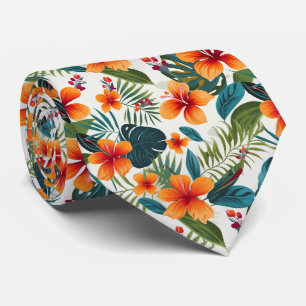 Färgämnen för exotiska blommor design, hals Tie Slips