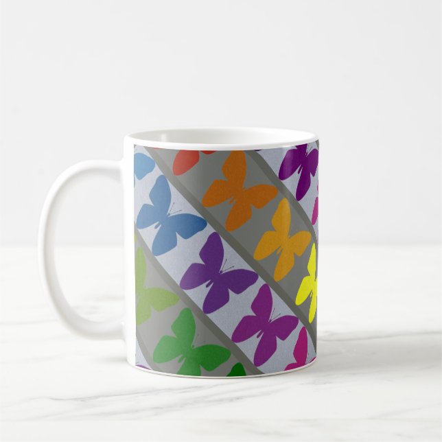 Färgämnen för fjäril, kaffe mugg (Vänster)