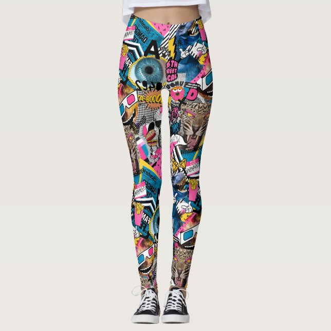 Färgämnen för kollage leggings (Framsida)
