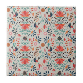 Färgämnen för konstblomning kakelplatta