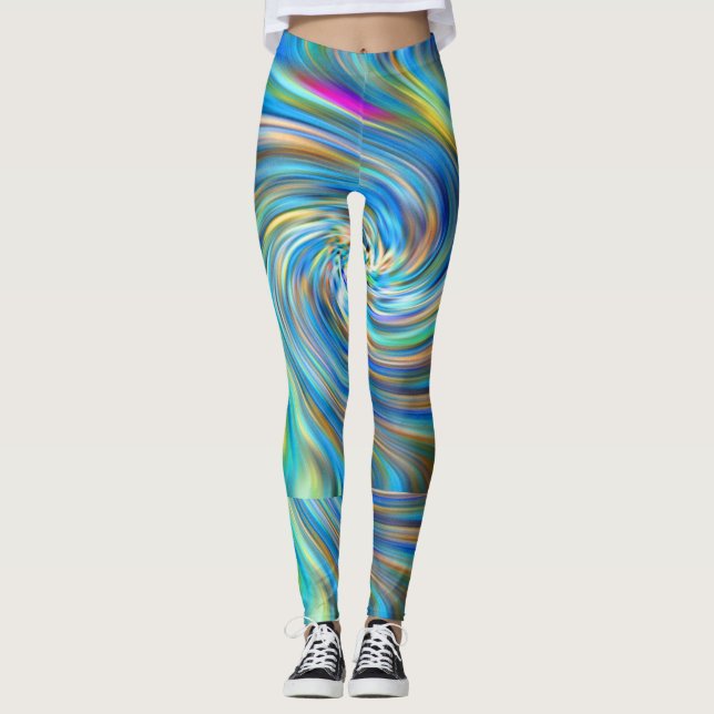 Färgämnen för kvinnligt skinn leggings (Framsida)
