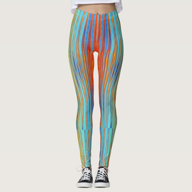 Färgämnen för kvinnligt skinn leggings (Framsida)