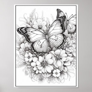 Färgämnen för matsmält smör/blommor poster