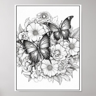 Färgämnen för matsmält smör/blommor poster
