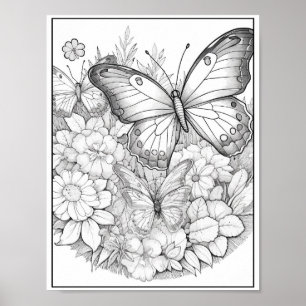 Färgämnen för matsmält smör/blommor poster