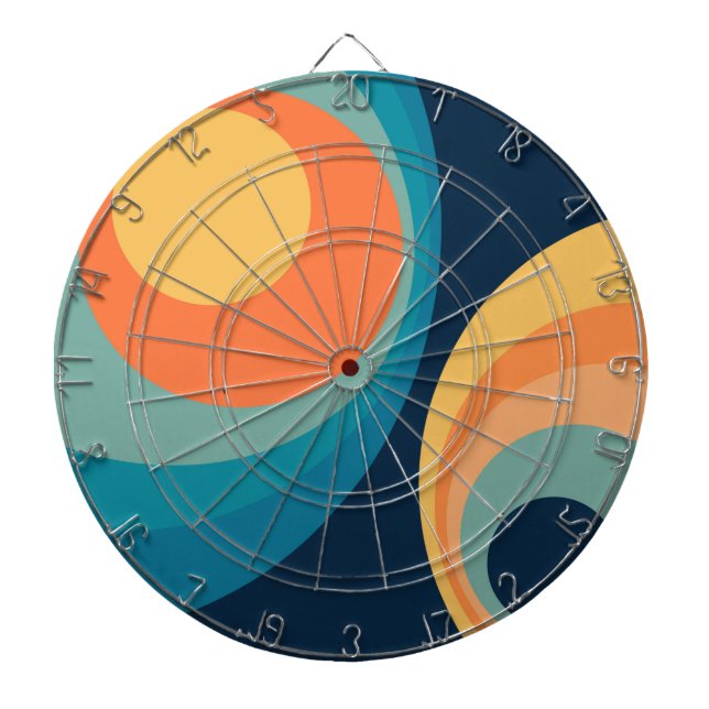 Färgämnen för reflexcirklar darttavla (Framsidan)