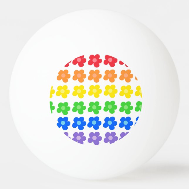 Färgämnen för regnbåge pingisboll (Framsidan)