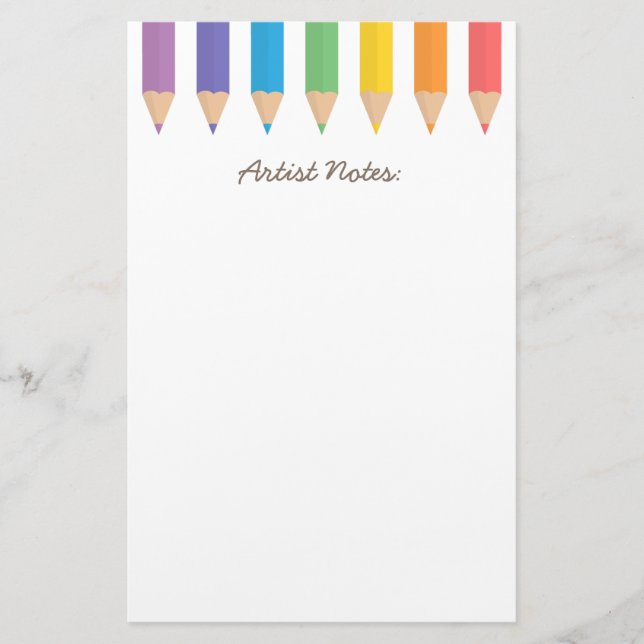 Färgämnen för regnbågsfärger i skolbarn brevpapper (Framsida)