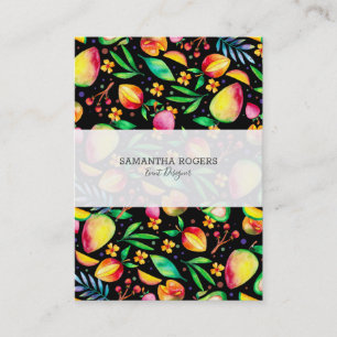 Färgämnen för sommarfrukts - vattenfärger Illustra Visitkort