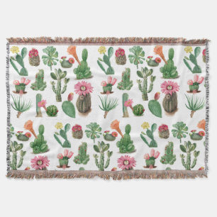 Färgämnen för vattenfärgaktus- och succulents-blom filt