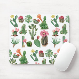 Färgämnen för vattenfärgaktus- och succulents-blom musmatta