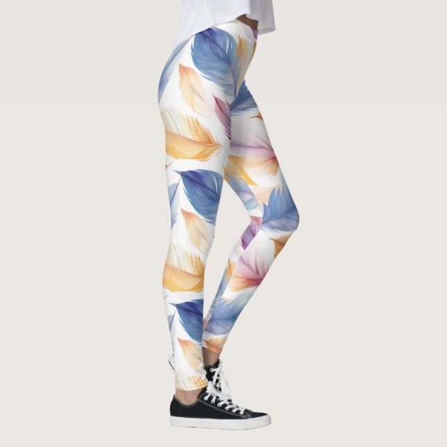 Färgämnen för vattenfärgen Fjädrar Leggings (Höger)
