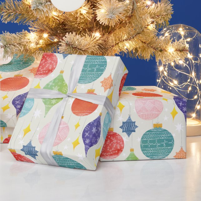 Färgämnen för vattenfärgen Julgran Ornaments Presentpapper (Helgdagar)