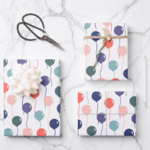 Färgämnen från födelsedagsbubblor Mönster