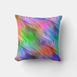 Färgämnen från vilda blommor Vågigt Struktur Kudde