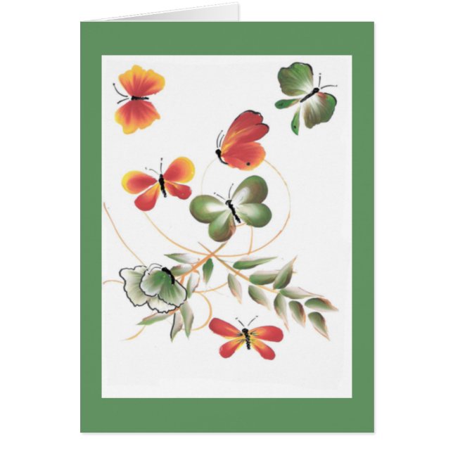 Färgämnen Hälsningskort (Framsidan)