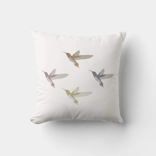 Färgämnen Hummingbird Kudde (Framsida)