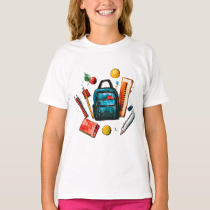 Färgämnen i Back to school för Studenter T Shirt