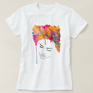 Färgämnen i dam coola av funky t shirt