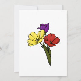 Färgämnen i Gultens Lila och Röd Julkort