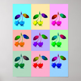 Färgämnen i körsbär - poppost poster