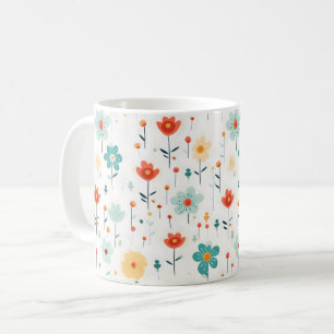 Färgämnen i Mönster Kaffemugg