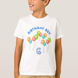 Färgämnen i Party Bubons Birthday Boy T Shirt