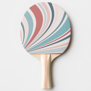 Färgämnen i rosa, blått och grått pingisracket