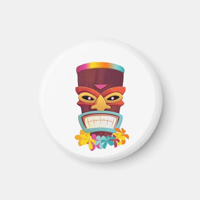 Färgämnen i Tiki och Flowers Magnet (Framsidan)