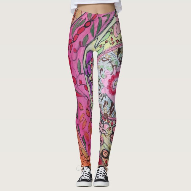 Färgämnen Leggings (Framsida)
