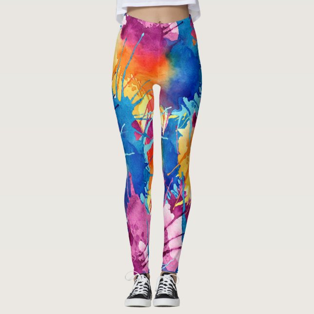 Färgämnen  leggings (Framsida)