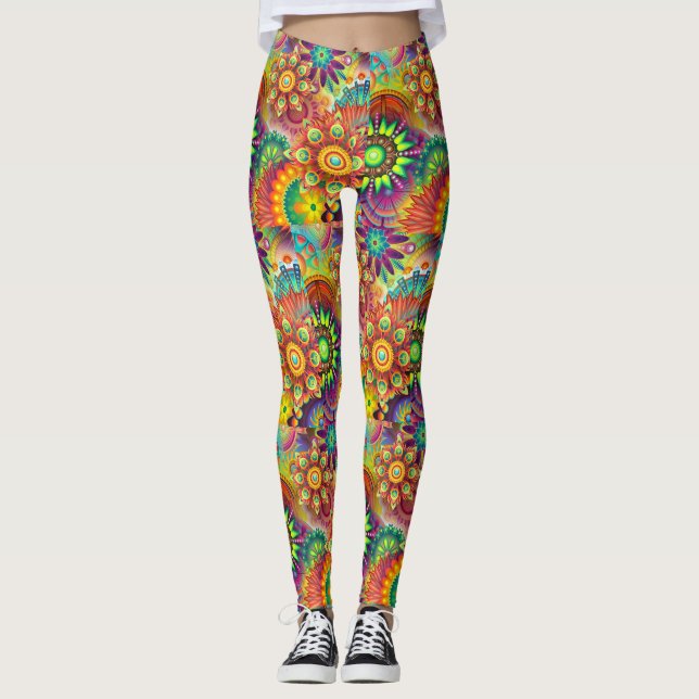 Färgämnen Leggings (Framsida)