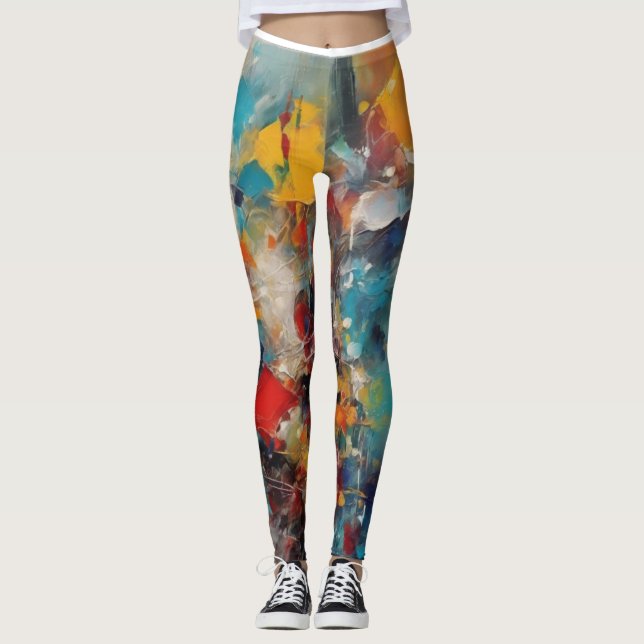 Färgämnen Leggings (Framsida)