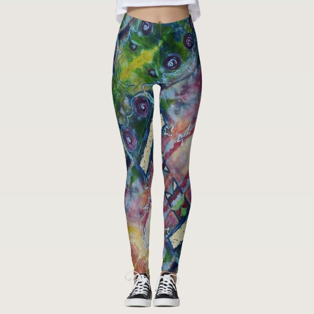 Färgämnen Leggings (Framsida)
