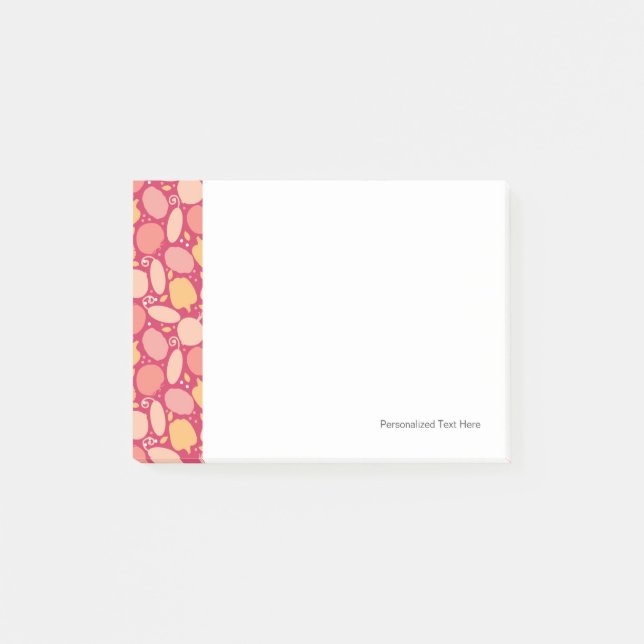 Färgämnen, mönster post-it block (Framsida)