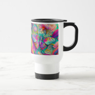 Färgämnen och blommor av Psychedelic Butterfly Resemugg